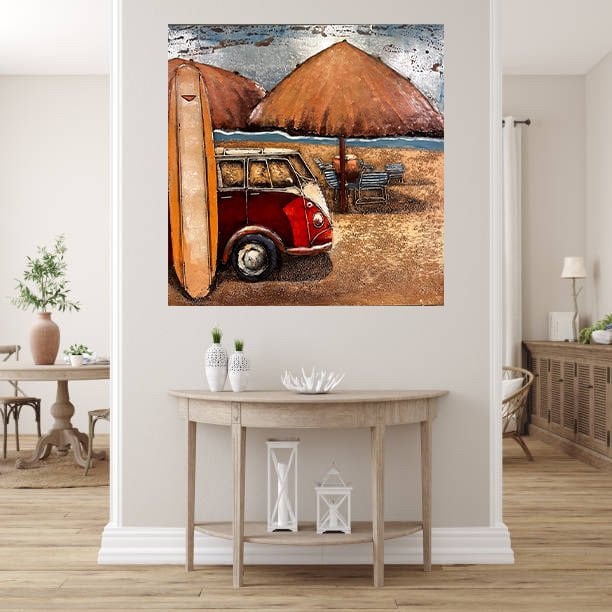 METAL 3 BOYUTLU DUVAR TABLOSU