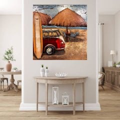 METAL 3 BOYUTLU DUVAR TABLOSU