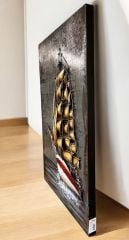 METAL 3 BOYUTLU DUVAR TABLOSU