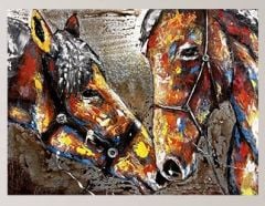 METAL 3 BOYUTLU DUVAR TABLOSU