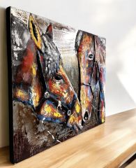 METAL 3 BOYUTLU DUVAR TABLOSU