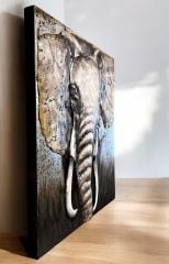 METAL 3 BOYUTLU DUVAR TABLOSU