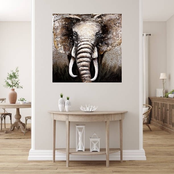 METAL 3 BOYUTLU DUVAR TABLOSU