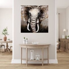 METAL 3 BOYUTLU DUVAR TABLOSU