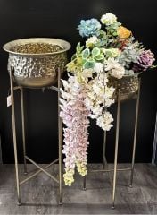 METAL AYAKLI SAKSI 2Lİ SET