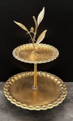 METAL 2 KATLI SUNUM TEPSİ