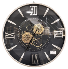 METAL ÇARKLI DUVAR SAATİ