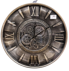 METAL ÇARKLI DUVAR SAATİ