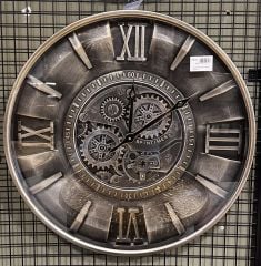 METAL ÇARKLI DUVAR SAATİ