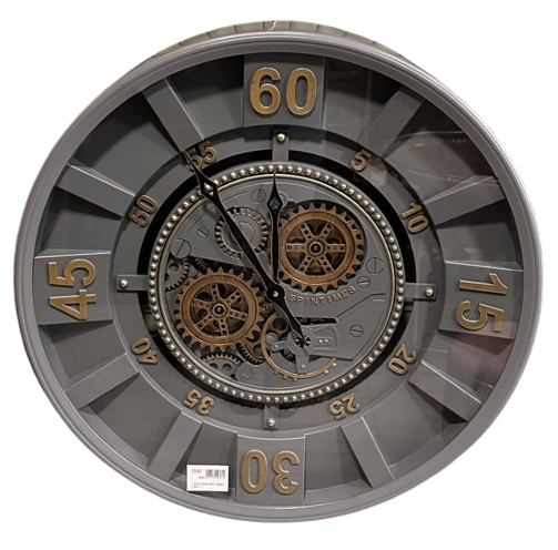 METAL ÇARKLI DUVAR SAATİ