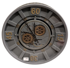 METAL ÇARKLI DUVAR SAATİ