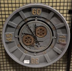 METAL ÇARKLI DUVAR SAATİ