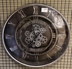 METAL AÇRKLI DUVAR SAATİ