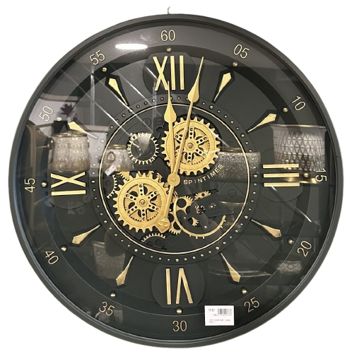 METAL ÇARKLI DUVAR SAATİ