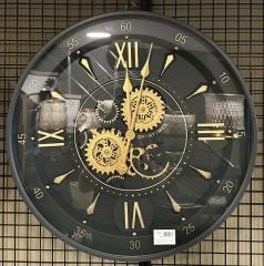 METAL ÇARKLI DUVAR SAATİ