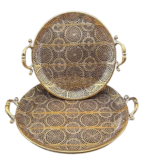 METAL TEPSİ 2Lİ SET