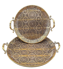 METAL TEPSİ 2Lİ SET