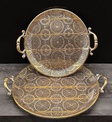 METAL TEPSİ 2Lİ SET