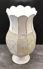 METAL VAZO BEYAZ (KÜÇÜK BOY)