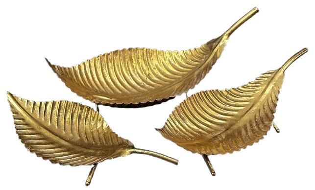 METAL YAPRAK TABAK 3LÜ SET